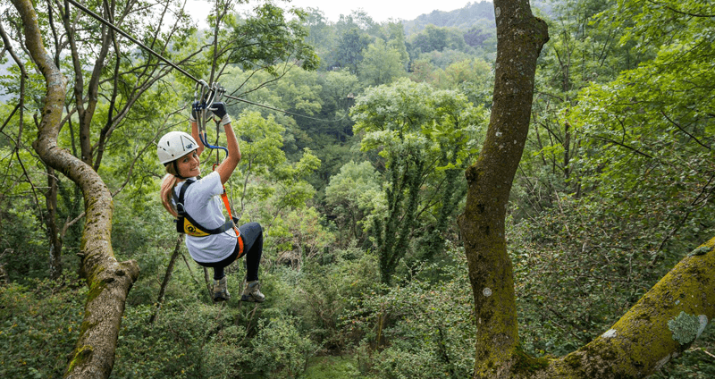 gare di tree adventure: team building aziendale