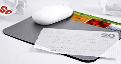 gadget ufficio mousepad porta documenti