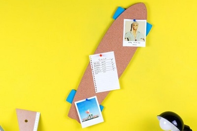 gadget ufficio bacheca skateboard