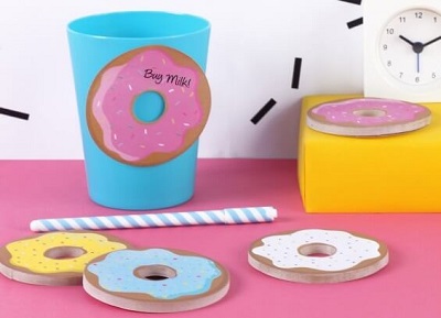 gadget ufficio ciambelle per appunti