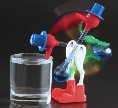 gadget ufficio drinking bird