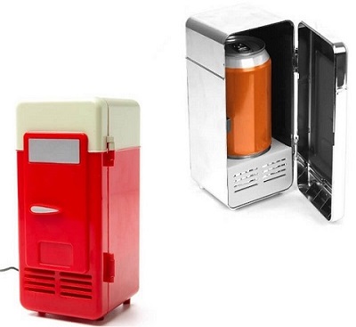 gadget ufficio mini frigo usb