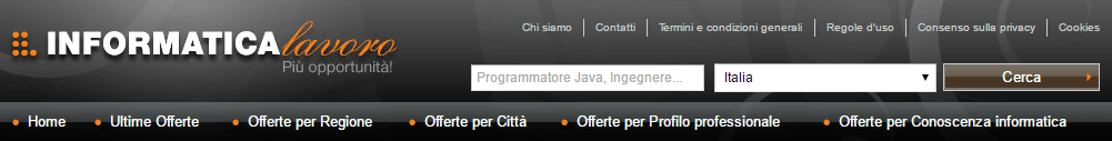 Informatica Lavoro banner