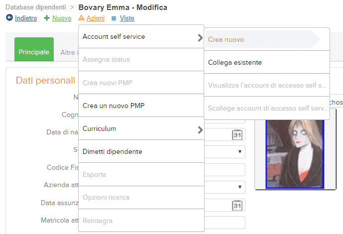 utenza self service