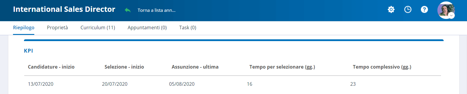 time to fill
