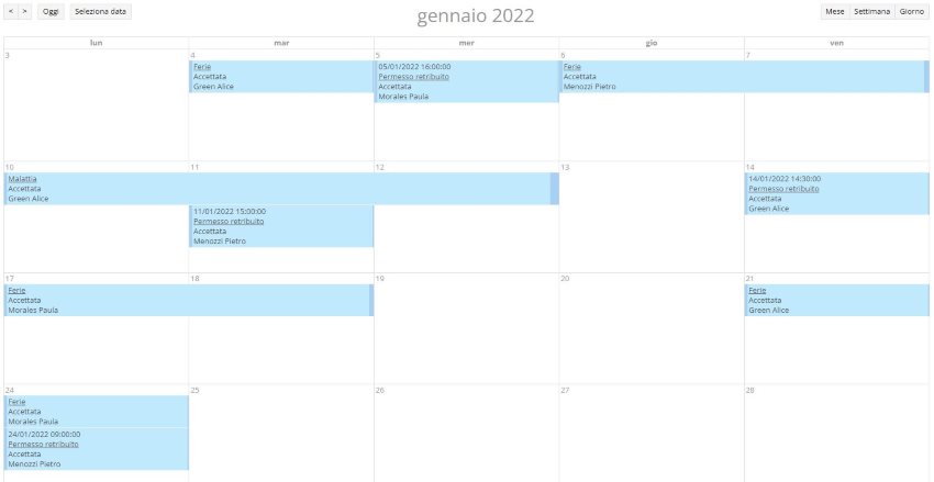 calendario condiviso