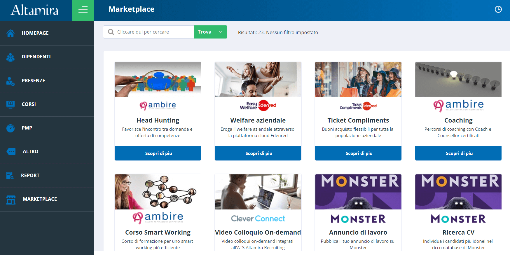 Lista marketplace