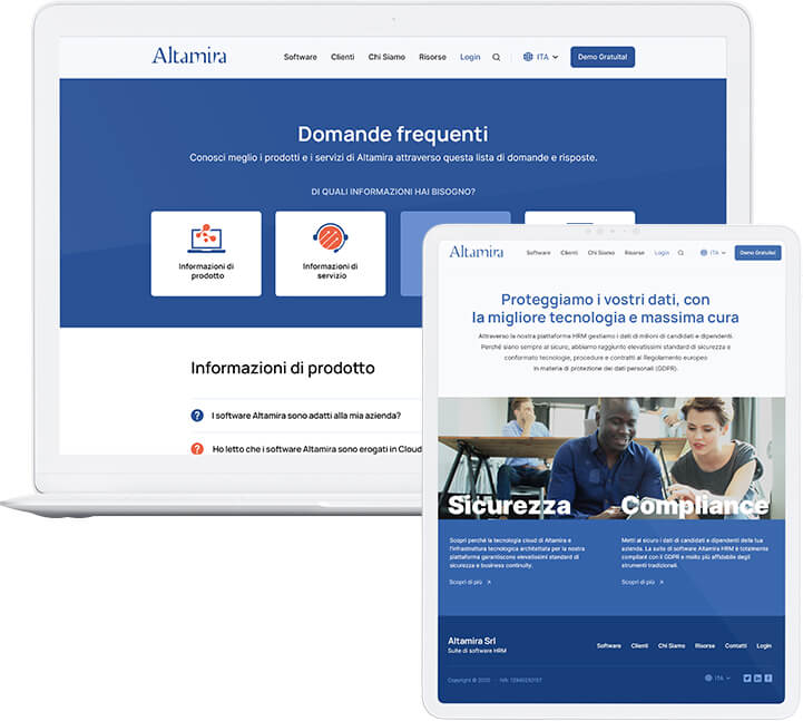 screenshot Altamira Presenze