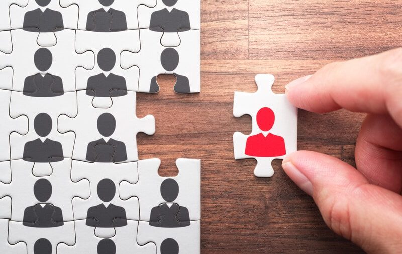 Temporary HR Manager concept