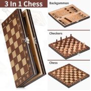 scacchiera legno backgammon scacchi dama