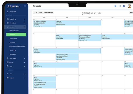 Altamira Ferie e Permessi Software