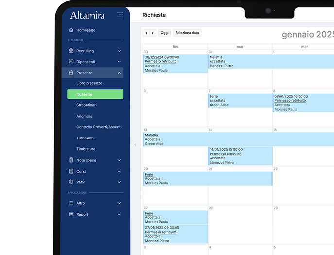 Altamira Ferie e Permessi