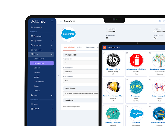 Catalogo Gestione Corsi