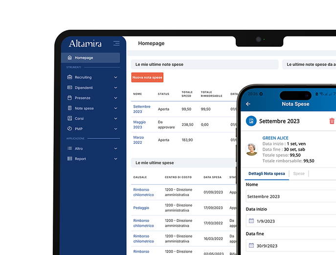 Creazione note spese