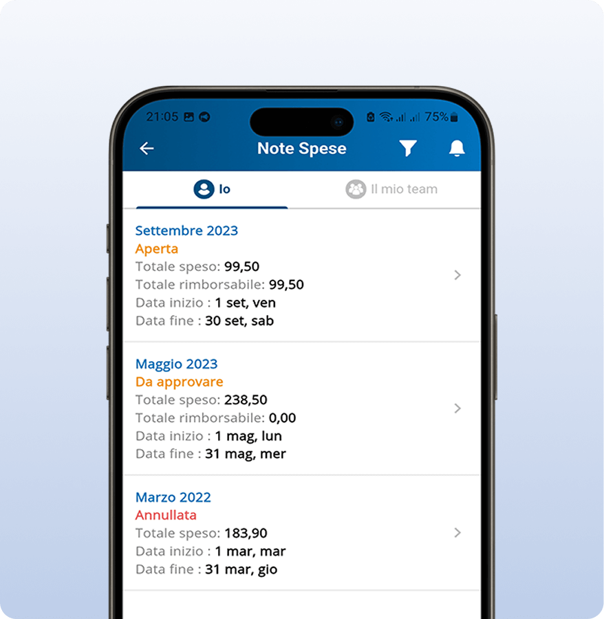 Nota Spese approvazione